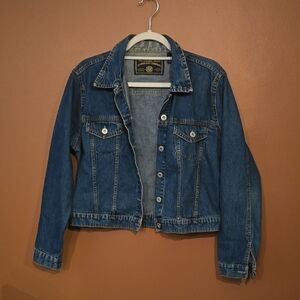 Andrew & Co Classic Blue Jean Jacket